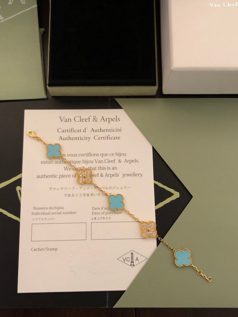 💫 Van Cleef & Arpels💫 flower bracelet - Picture 3 of 7